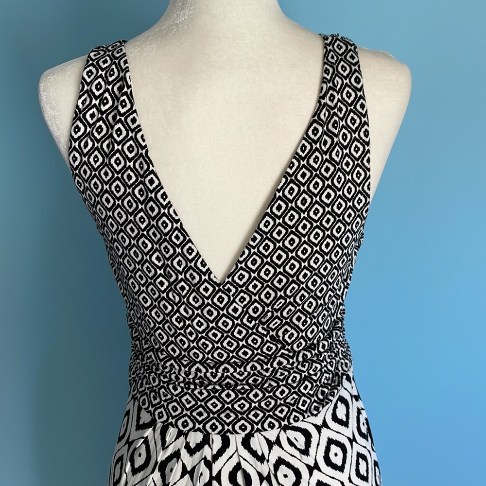 Ann Taylor Black & White Dress Size Small - Picture 5 of 7